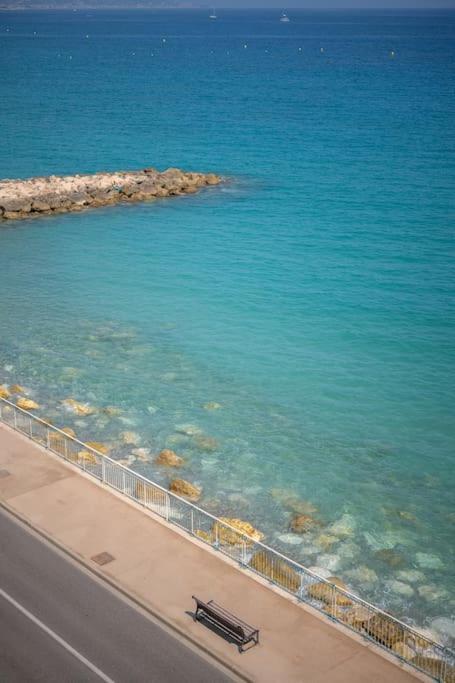 Le Panorama -Vue Exceptionnelle - Dernier Etage - Front De Mer Menton Bagian luar foto