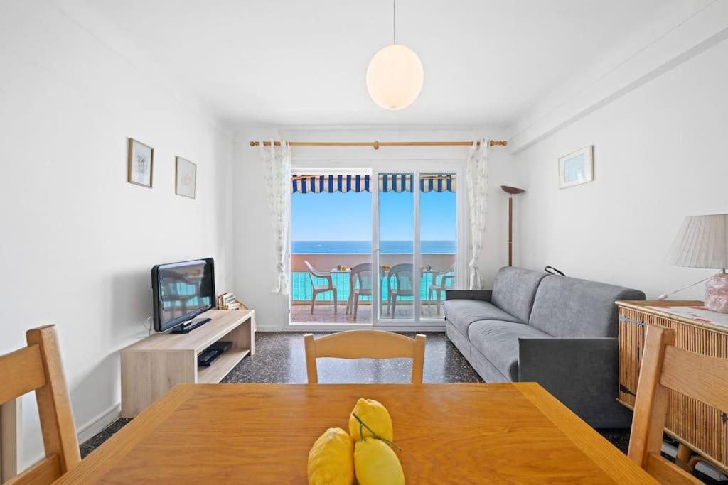Le Panorama -Vue Exceptionnelle - Dernier Etage - Front De Mer Menton Bagian luar foto