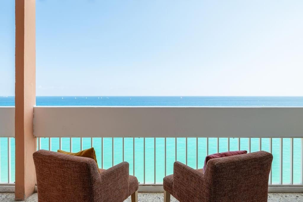 Le Panorama -Vue Exceptionnelle - Dernier Etage - Front De Mer Menton Bagian luar foto